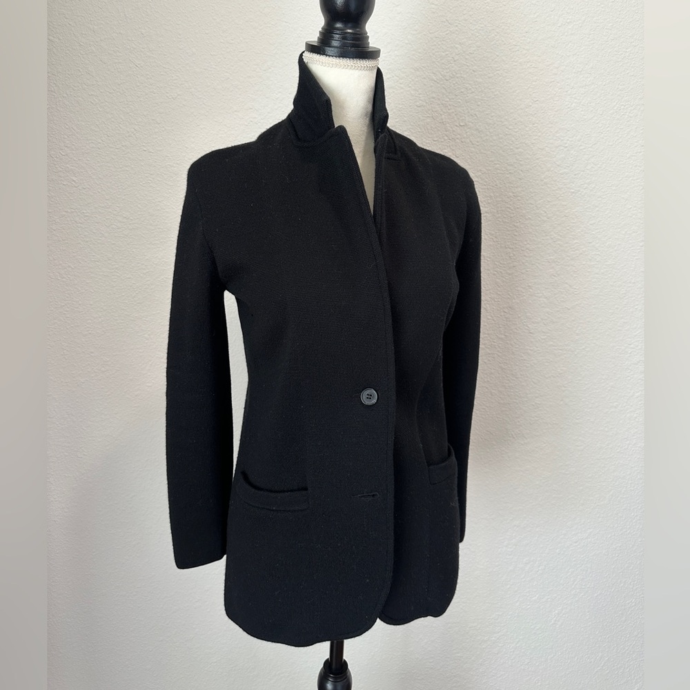 J. Crew Black Women's Wool Blazer - Size XXS